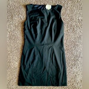 Kate Spade Black pleated sheath dress